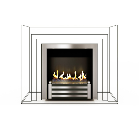 Биокамин в мраморном портале Firezo Grazia Биокамин в мраморном портале Firezo Grazia